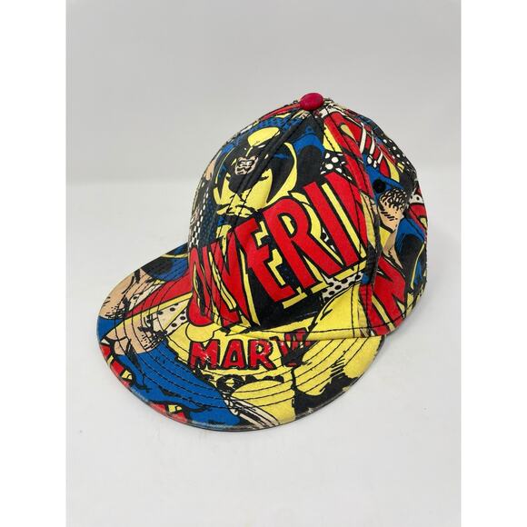 2009 (Marvel Comics) Wolverine Hat Cap Movie Grafitti Size S/M - Picture 1 of 6